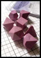 Dice : Dice - Dice Sets - GameScience Opaque Wisteria Purple - Ebay Mar 2010